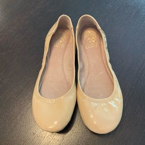 Vince Camuto patent leather ballet flats